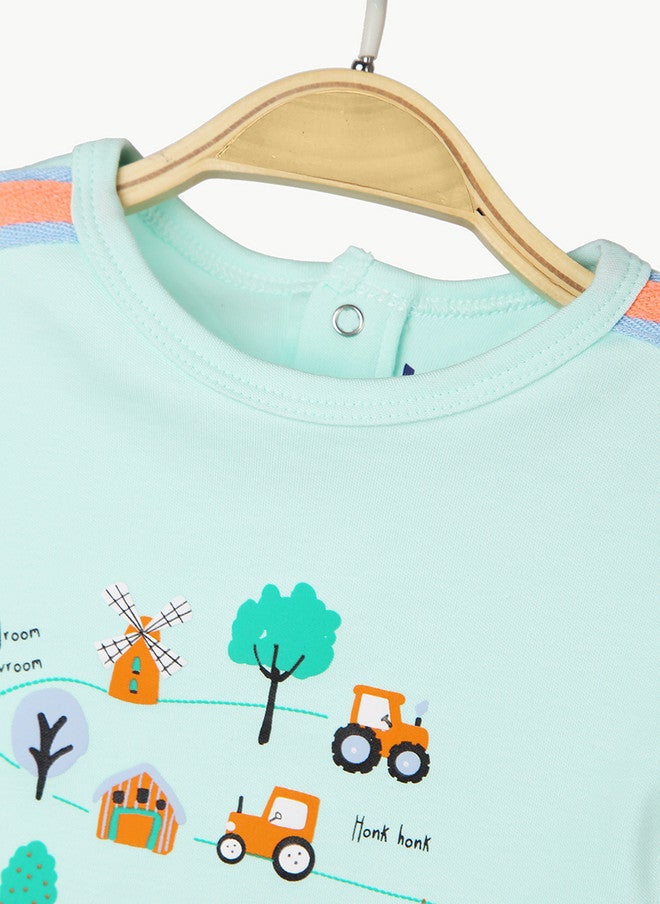 Bontots Infant Boys Organic Cotton Romper - Image 4